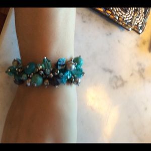 Hand made fringed cuff